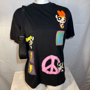 Powerpuff Girls Super Fierce Y2K‎ Graphic Tee Womens Medium